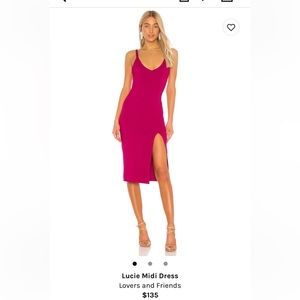 Lovers and Friends Lucie Midi Dress Size Medium